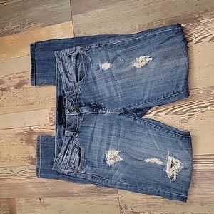 Refuge Skinny Denim Blue Jeans‎ Distressed Womens 9R